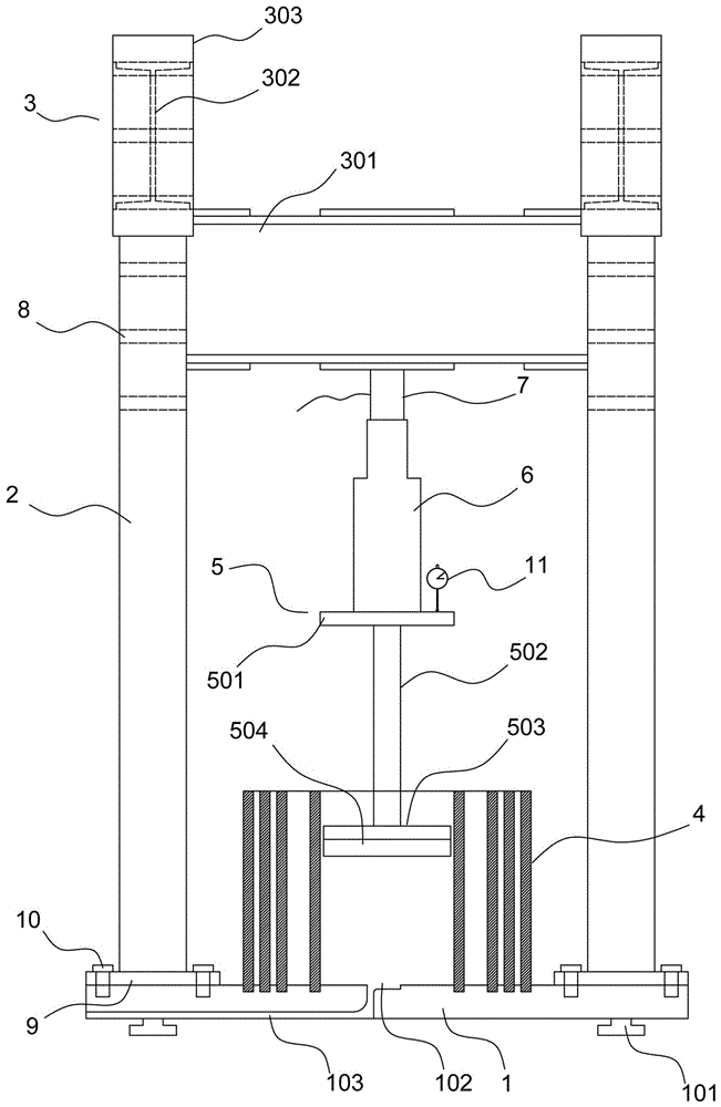 Multifunctional calibration device for miniature earth pressure box