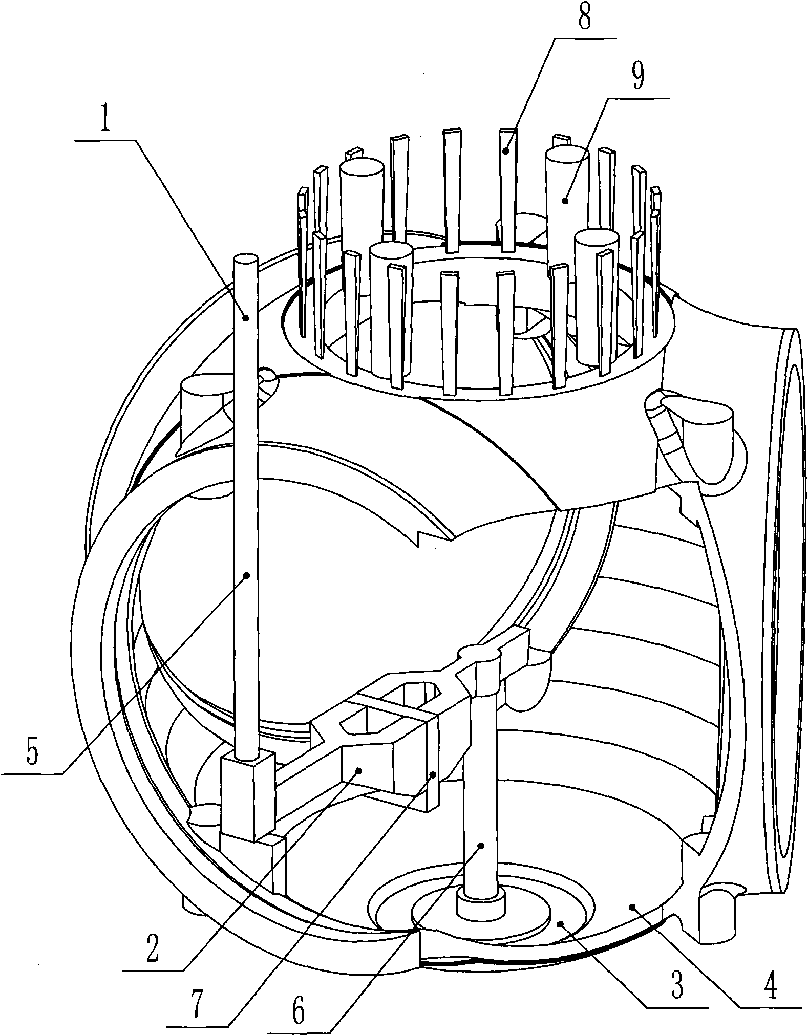 Method for casting hub casts of aerogenerators