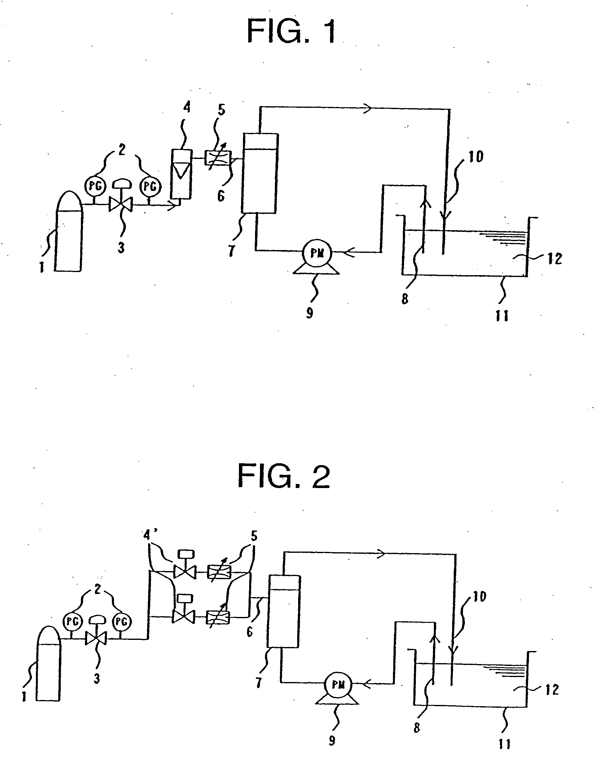 Device and method for manufacturing carbonated spring and carbonic water, control method for gas density applied thereto and membrane module