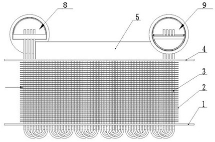 Manufacturing method of coiled pipe heat exchanger core