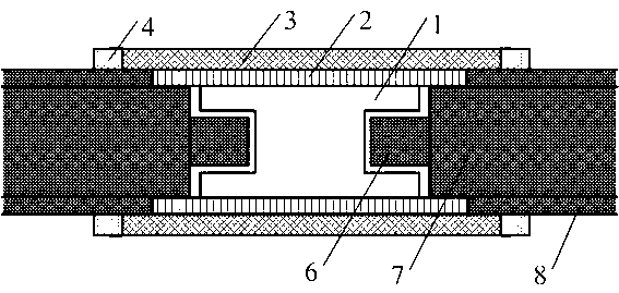 Low-melting-point metal cable continuation device