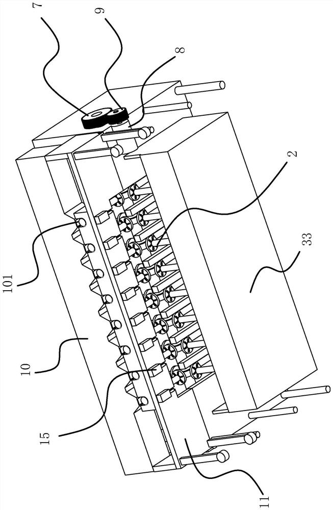 Automatic spool loading and unloading device of two-for-one twister