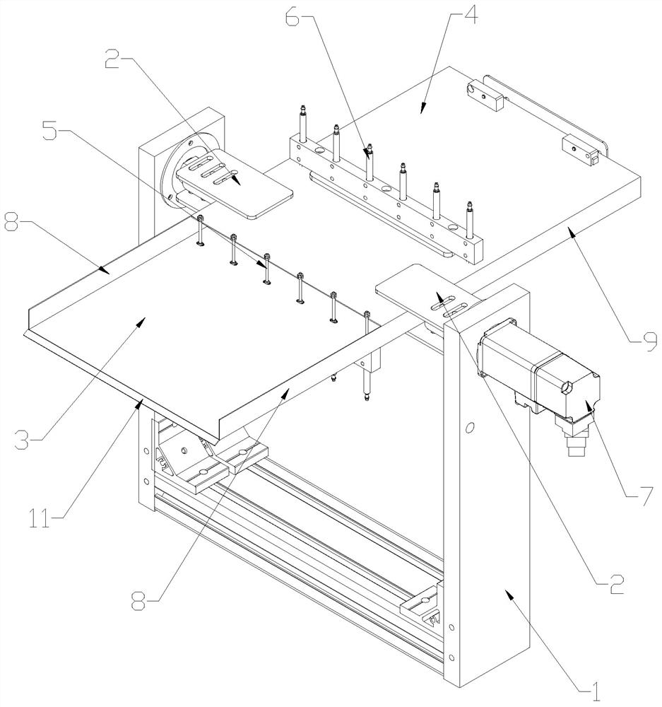 Material in-situ turning-over platform