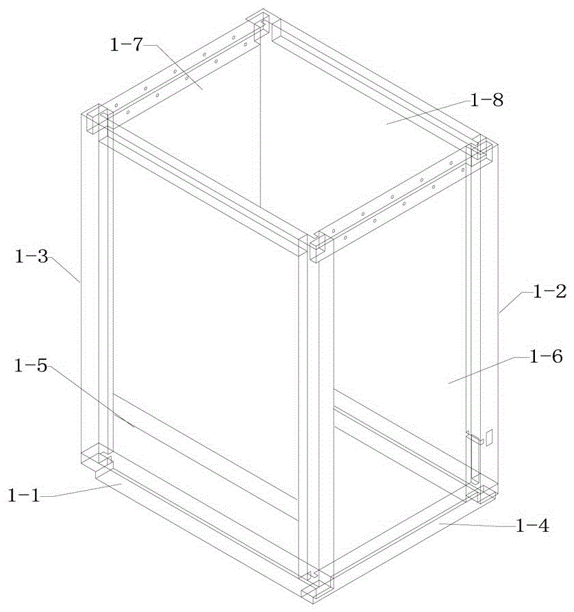 Automatic ore-drawing experimental device and experimental method that can adjust the inclination angle of the end wall of the working face