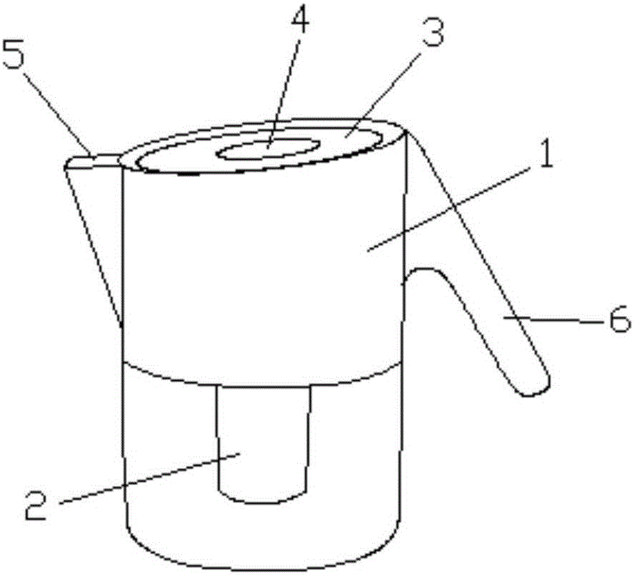 Intelligent water purifying kettle and filter element replacement recording system thereof