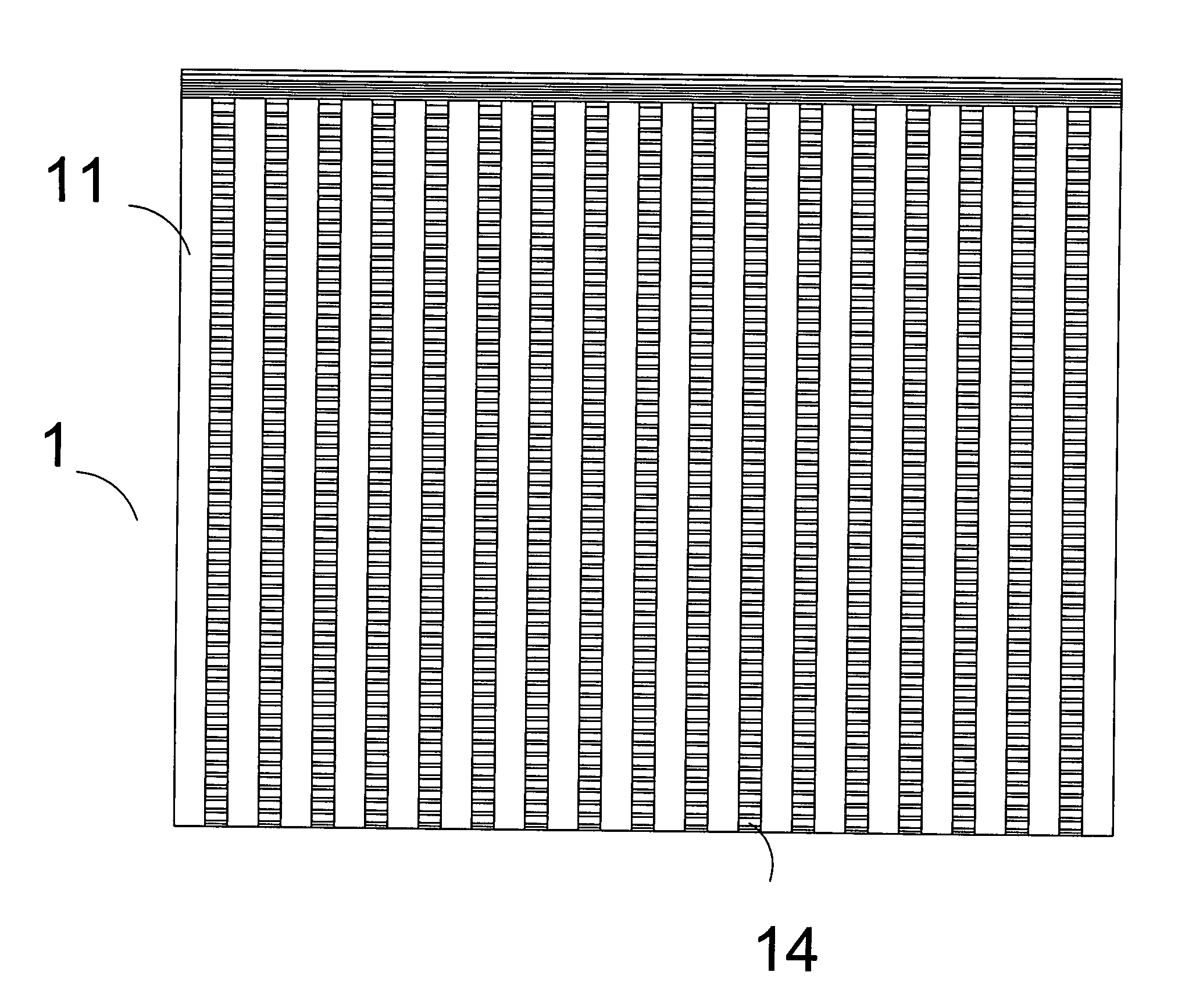 Radiator fin and radiator fin component thereof