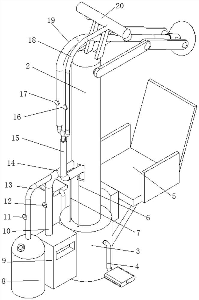 Cerebrovascular disease rehabilitation training equipment capable of realizing simultaneous rehabilitation of multiple persons