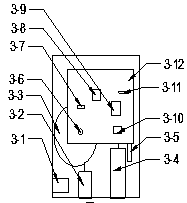 The ammeter device is suitable for computer case