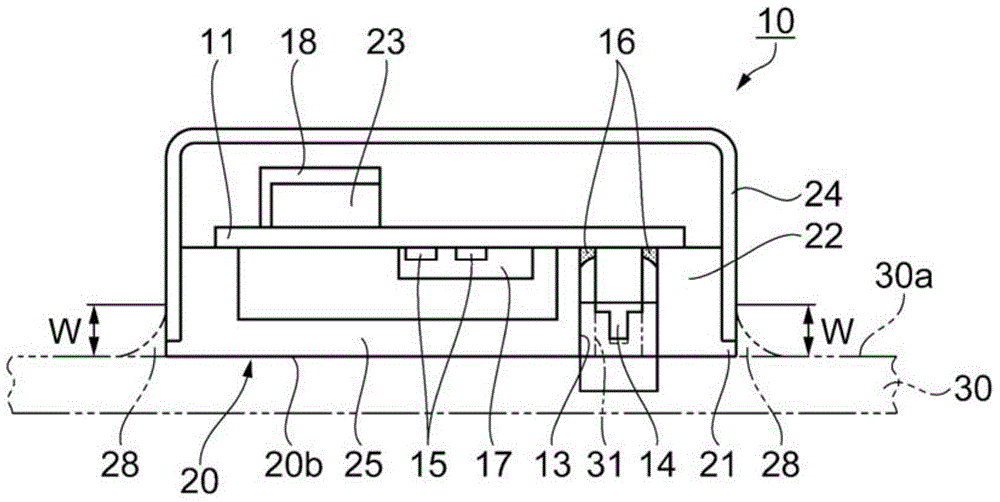 Sensor unit, electronic apparatus, and moving object