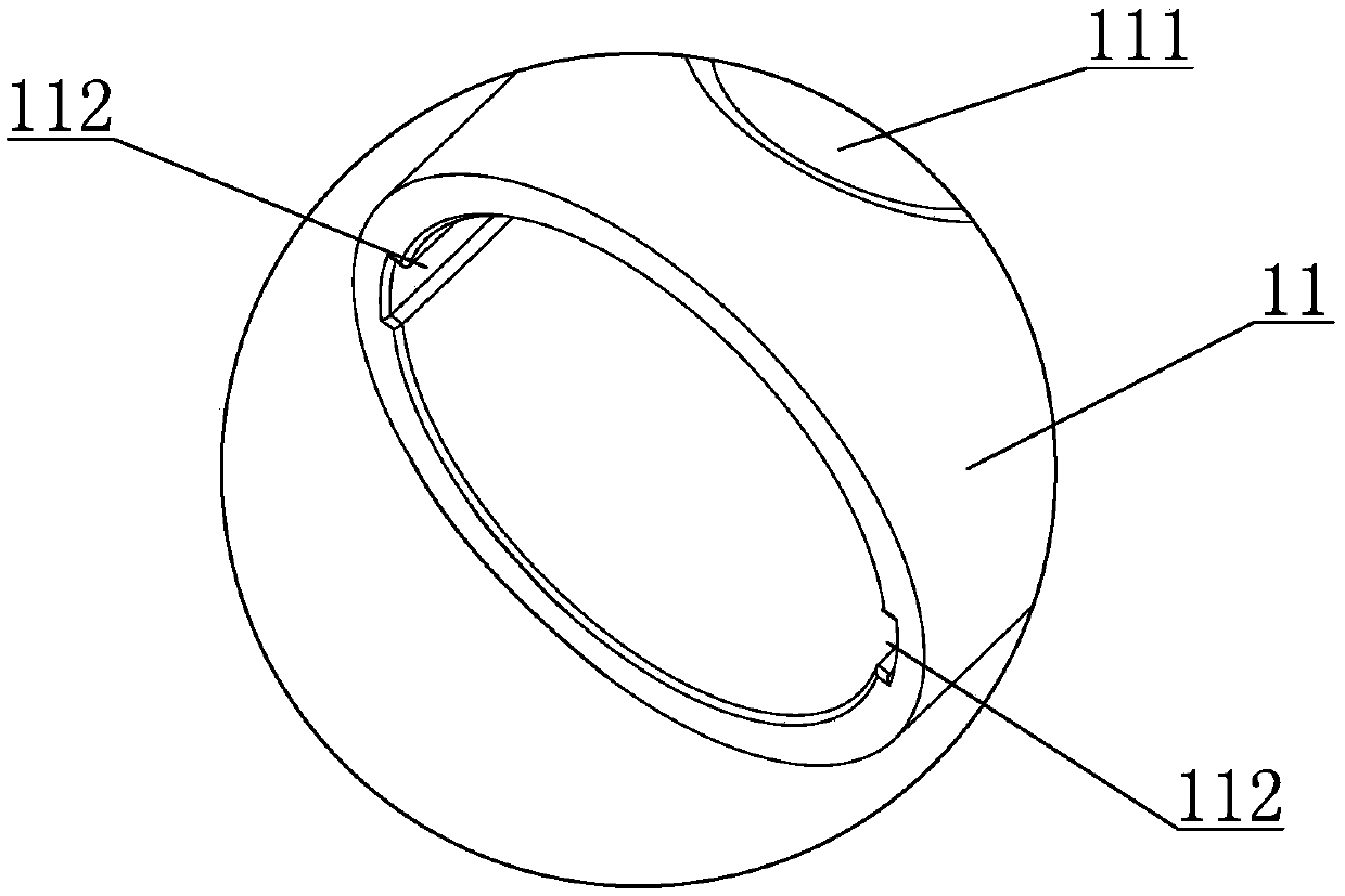 Connection structure of plastic pipe fitting and hula hoop using connection structure