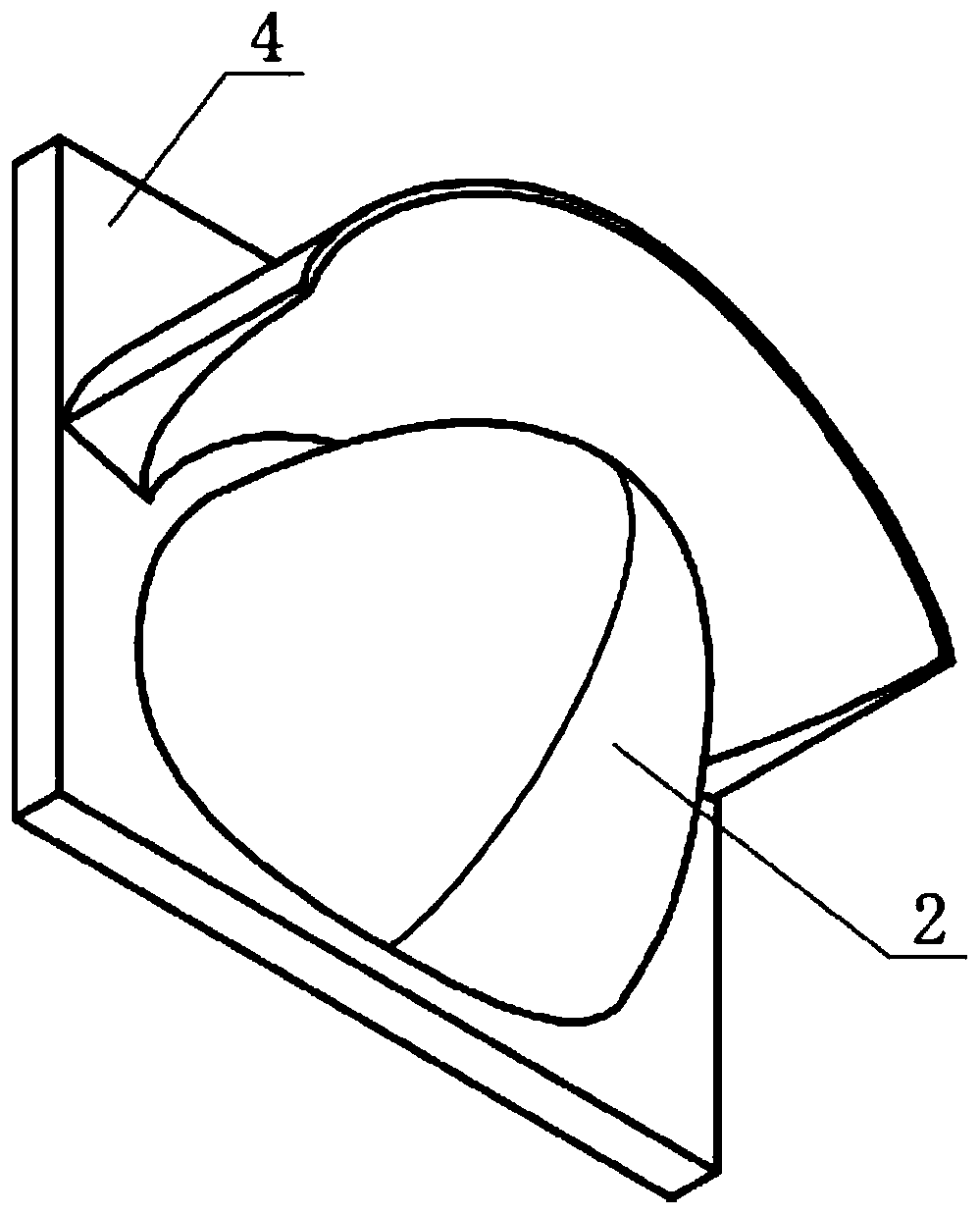 Convex lens type guardrail illumination lamp