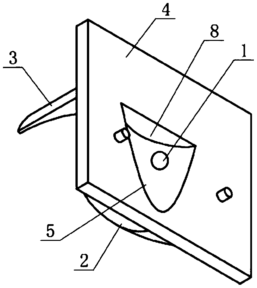 Convex lens type guardrail illumination lamp