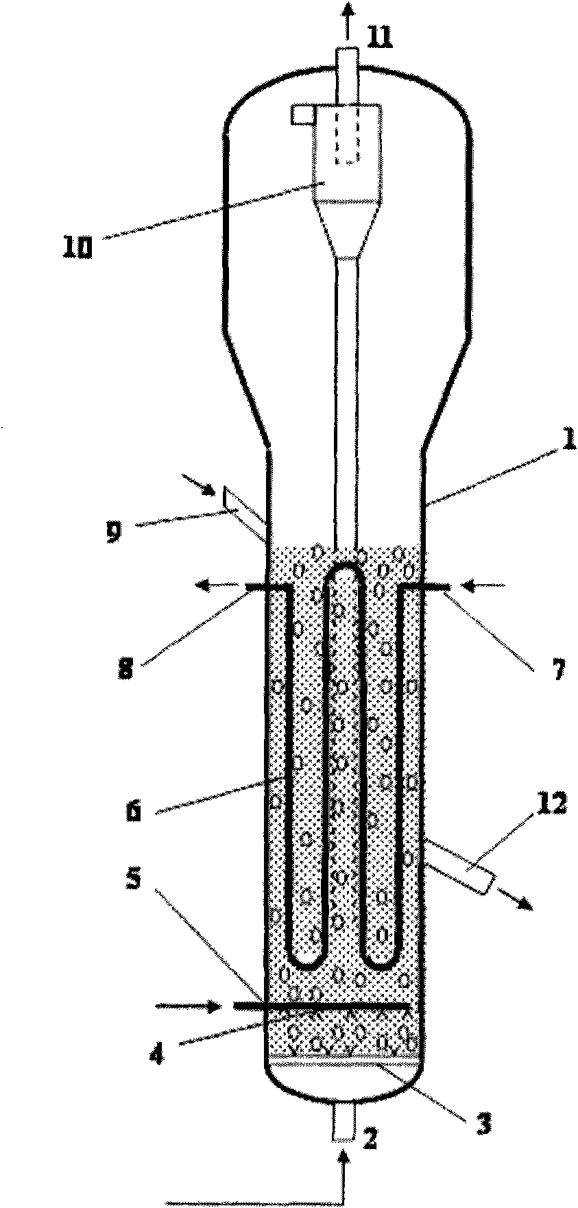 Method and device for recycling silicon tetrachloride
