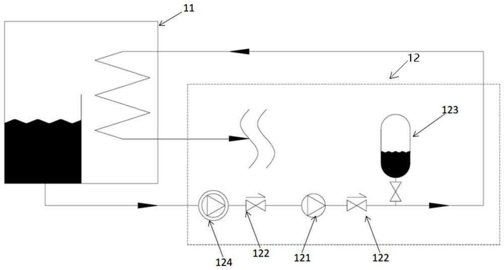 Open single-pipe long-distance water conveying system and water attack protection method