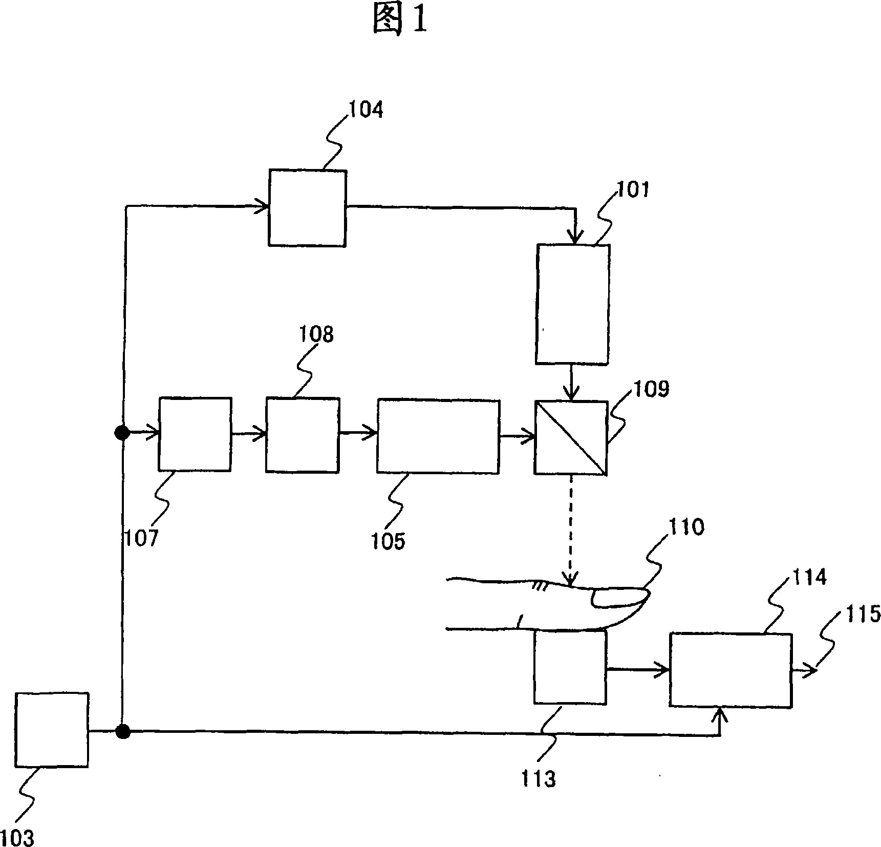 Component concentration measuring device and method of controlling component concentration measuring device