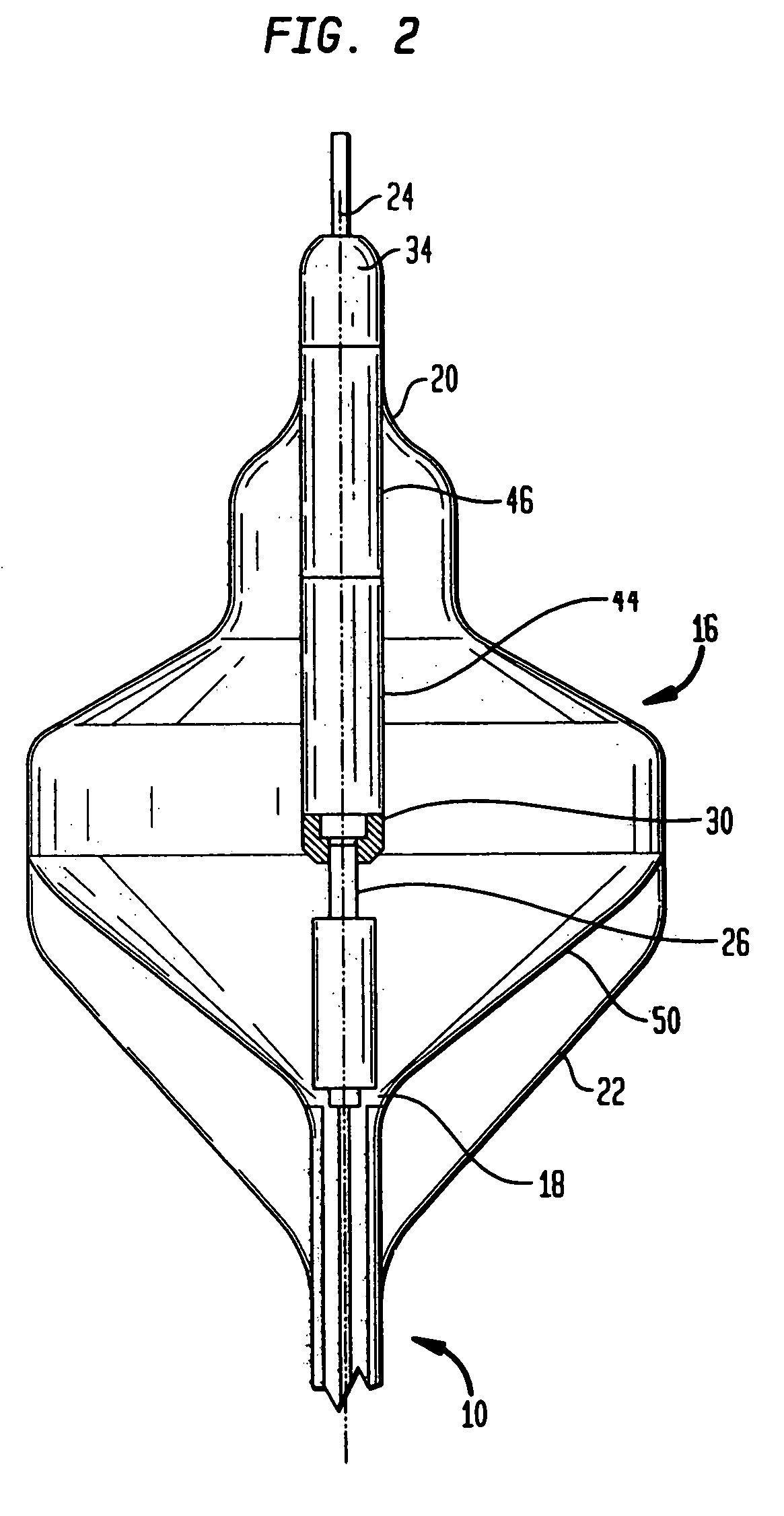 Balloon alignment and collapsing system