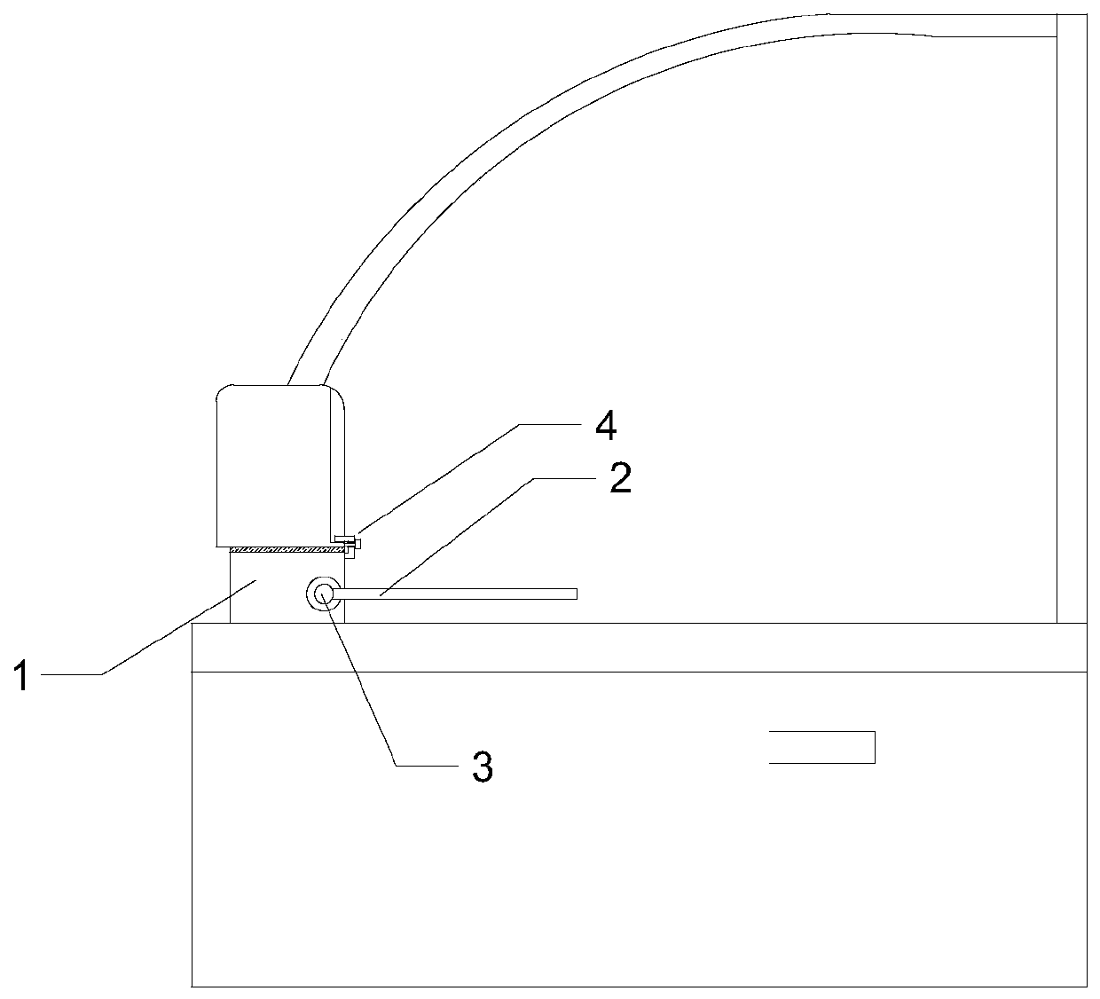 Windscreen wiper for automobile side window glass