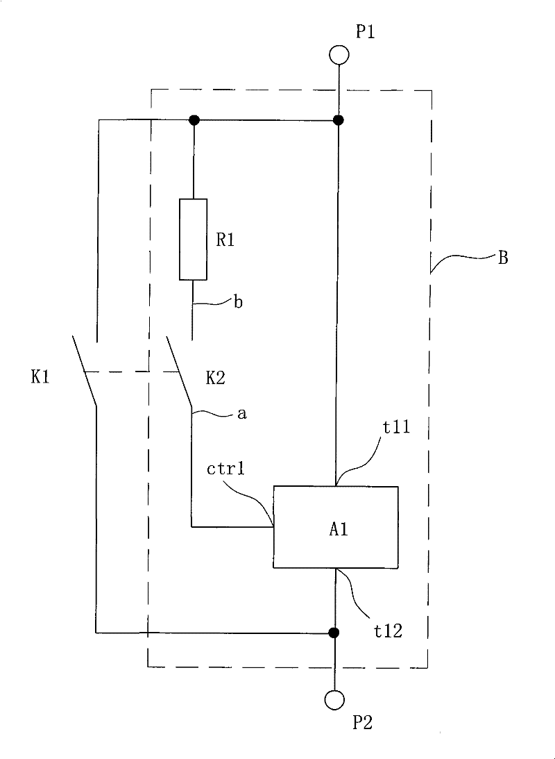 Switch crowbar circuit and control method thereof