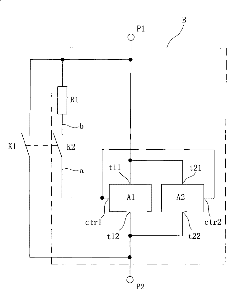 Switch crowbar circuit and control method thereof