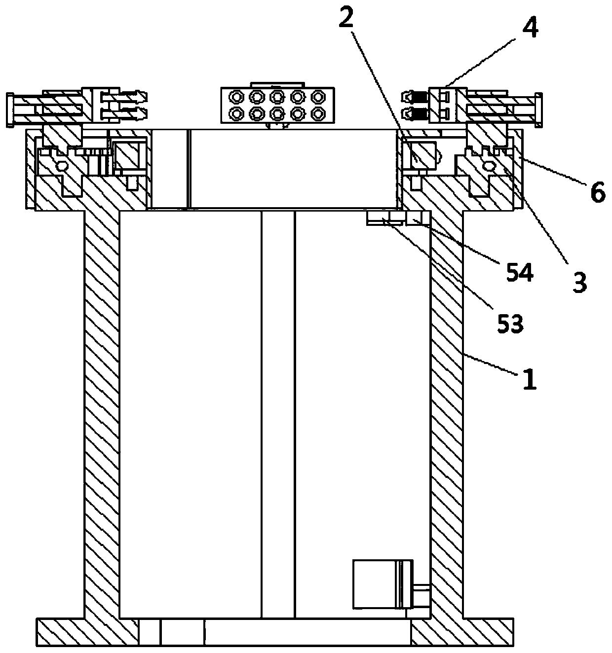 Auxiliary equipment for reinforcing bearing column used in building construction