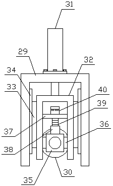 Thin film conveying gluing device