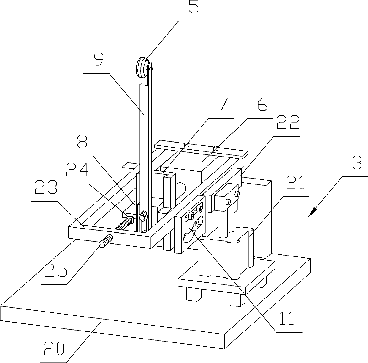 High borosilicate glass pot mouth moulding device