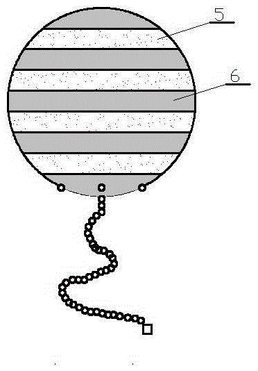 Artificial floating luminous ball and its manufacturing method