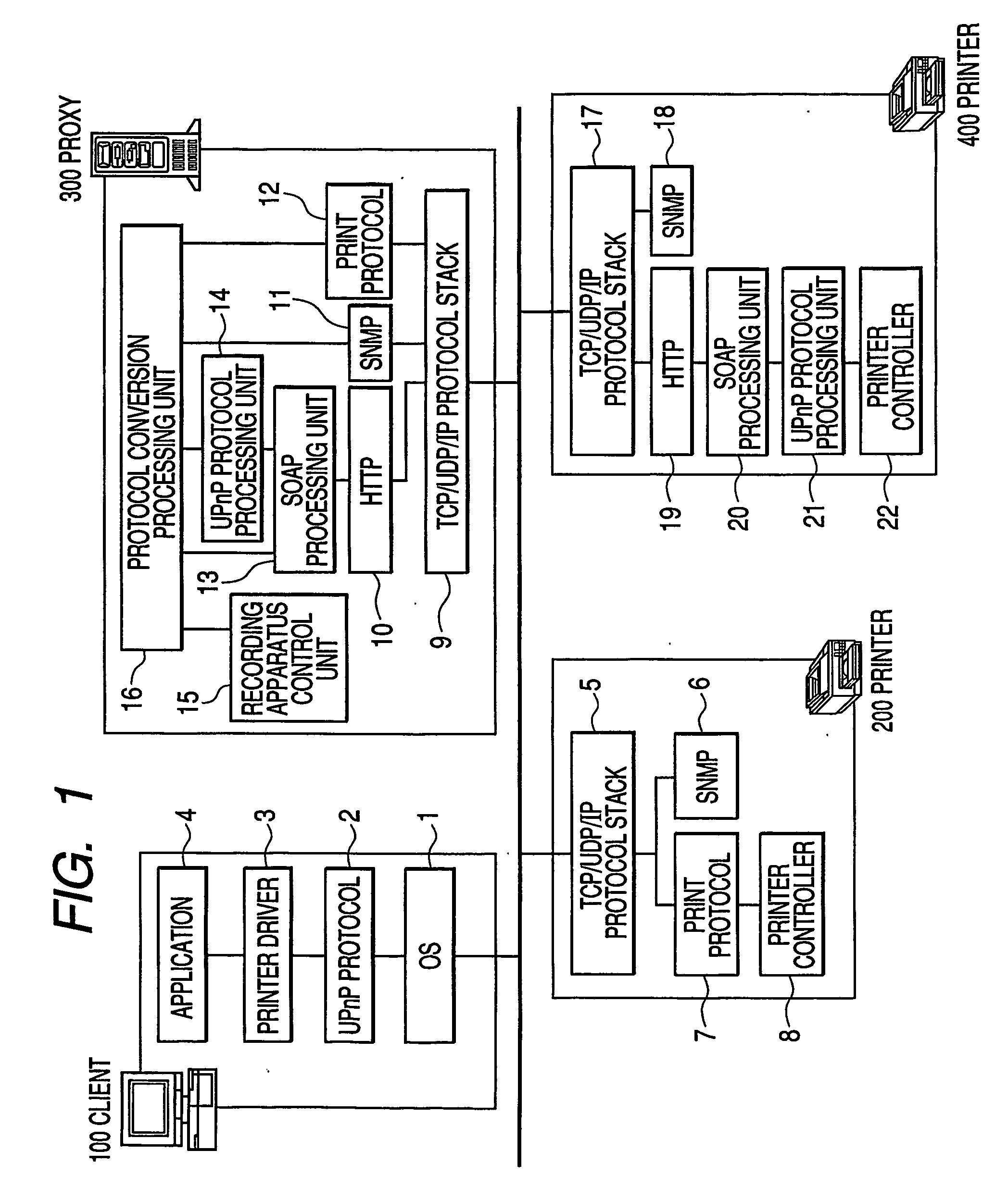 Apparatus, method, and program for executing protocol converting process