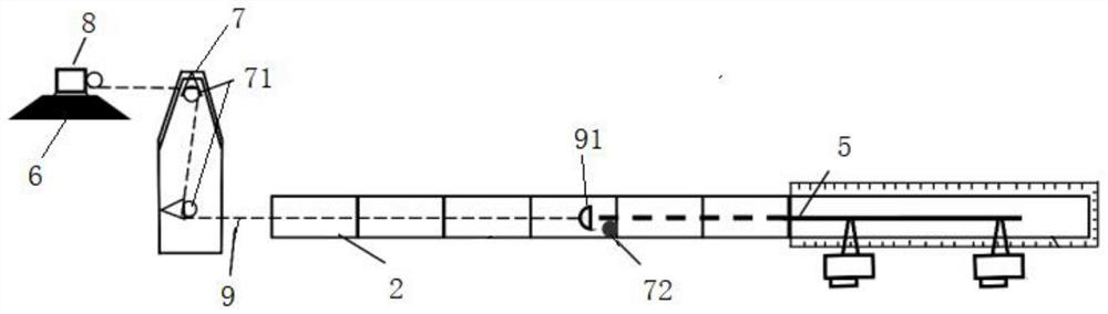 Pipe ramming construction method and equipment thereof