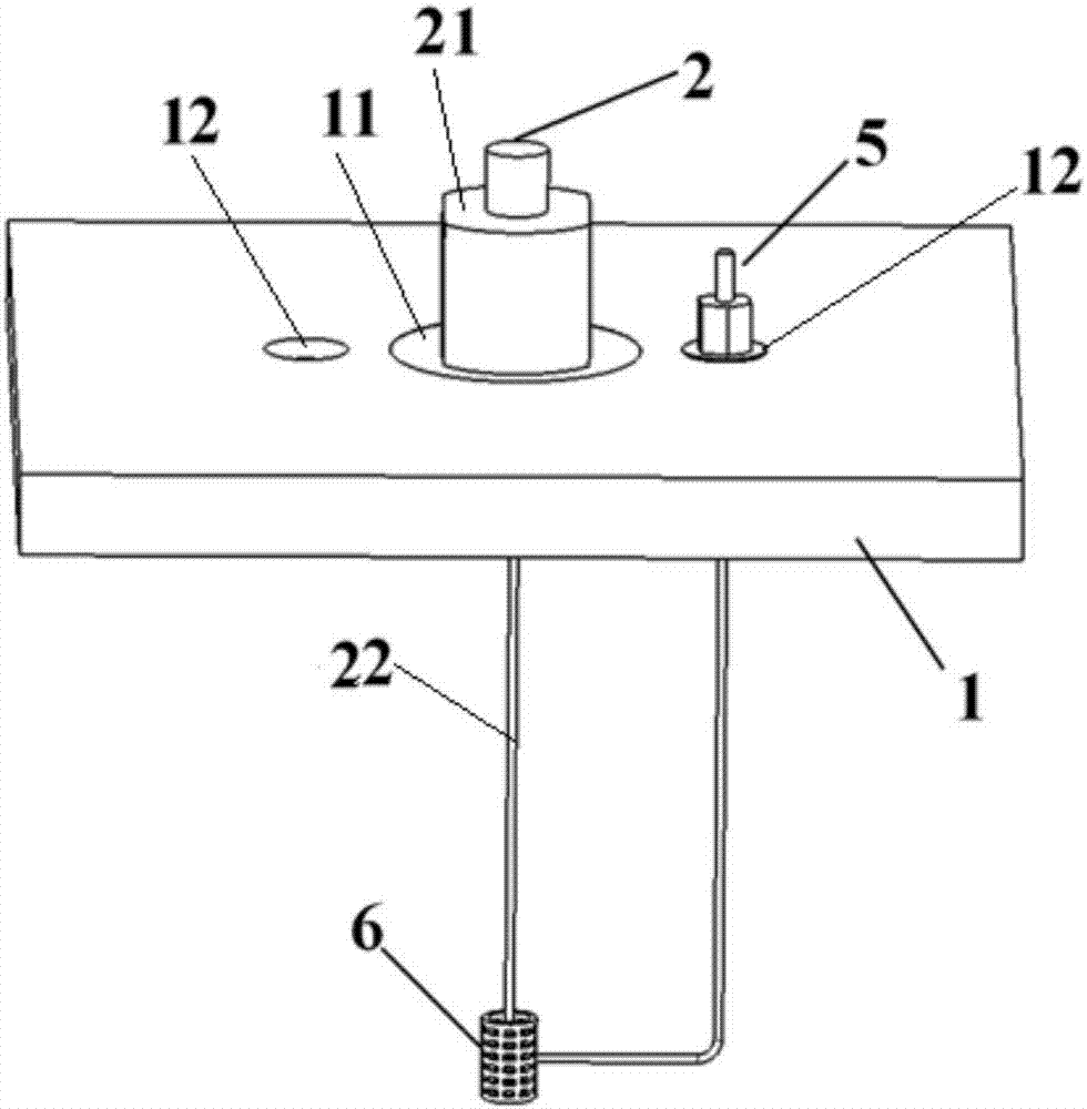 Test device of droplet evaporation and ignition based on dielectric barrier discharge