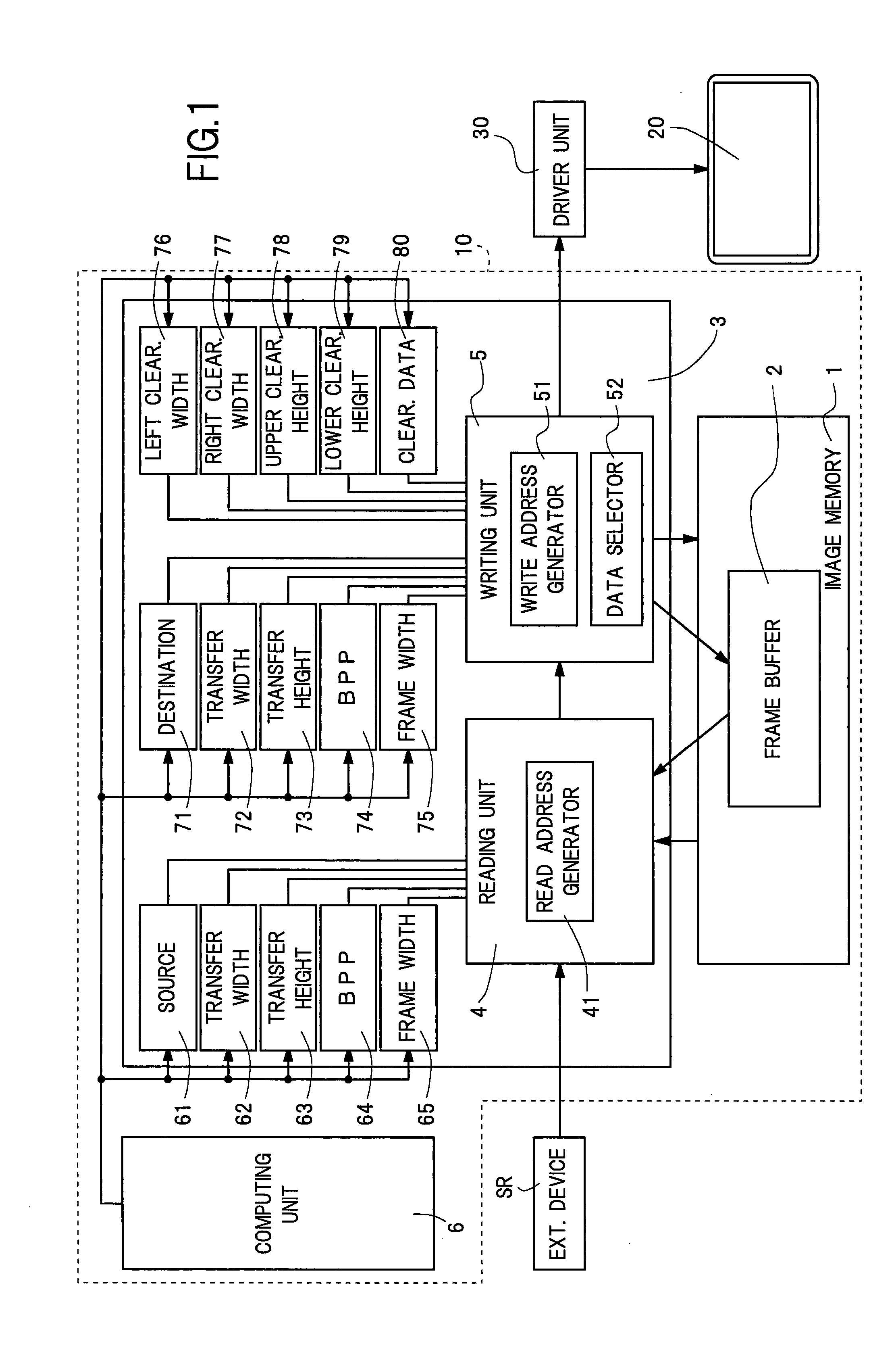 Rectangular Image Plotting Device, Rectangular Image Plotting Method, and Integrated Circuit