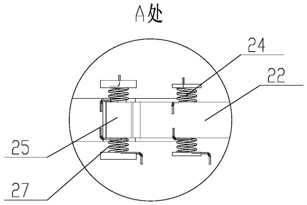 Unmanned aerial vehicle-mounted cannonball mounting device based on lever locking