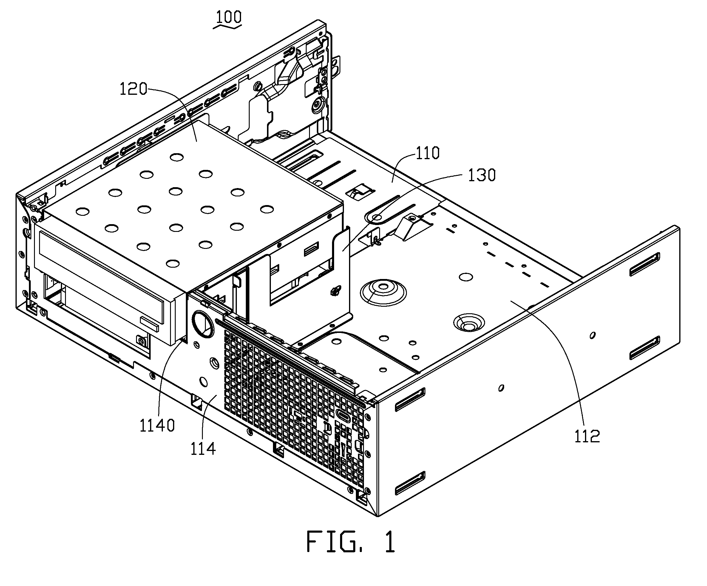 Hardware fastening structure for computer