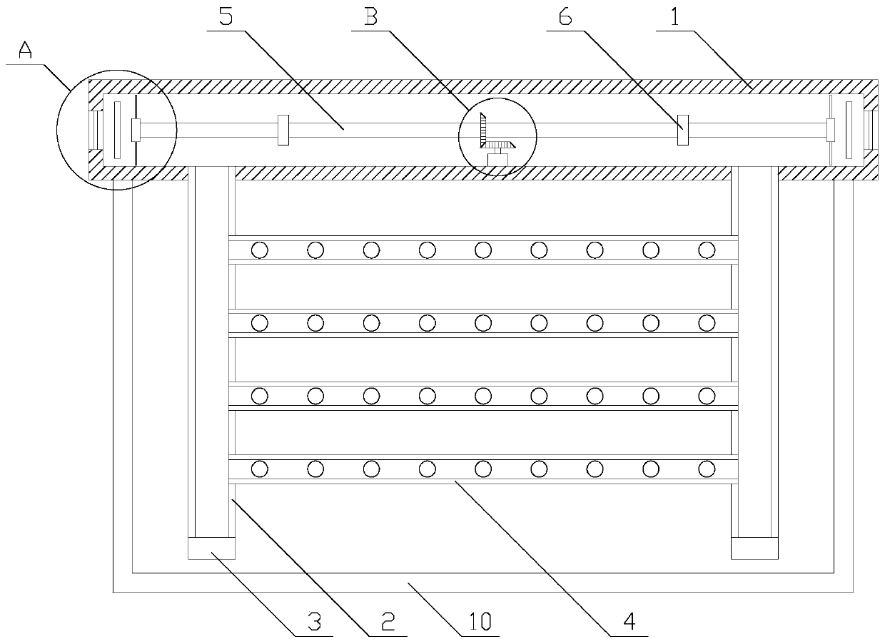 Intelligent storage system with drying and sterilizing functions applied to bathroom