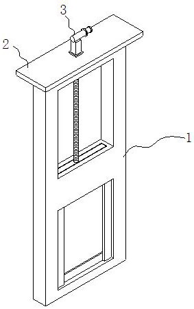 Auxiliary support structure of gate hoist