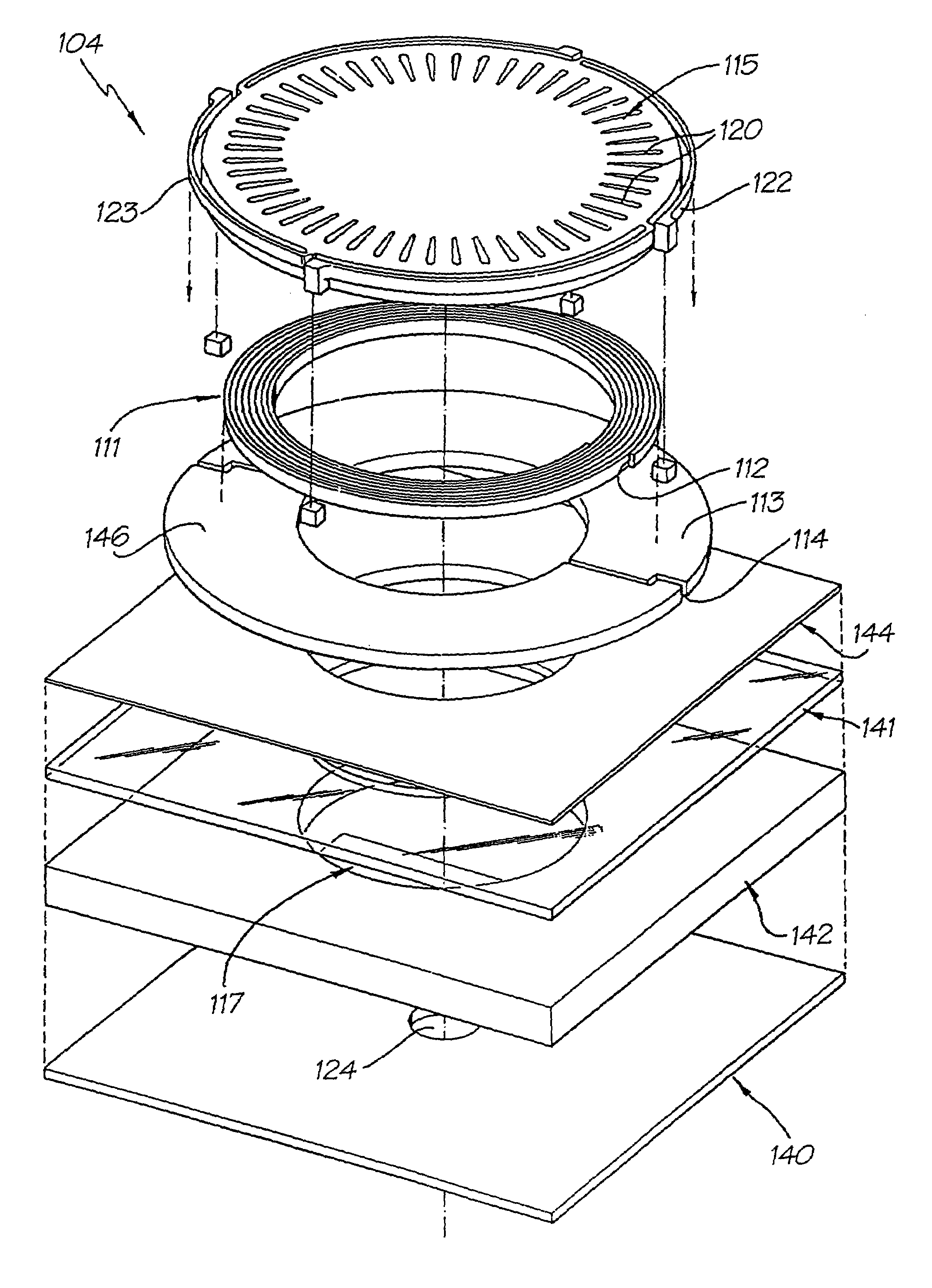 Inkjet nozzle chamber holding two fluids