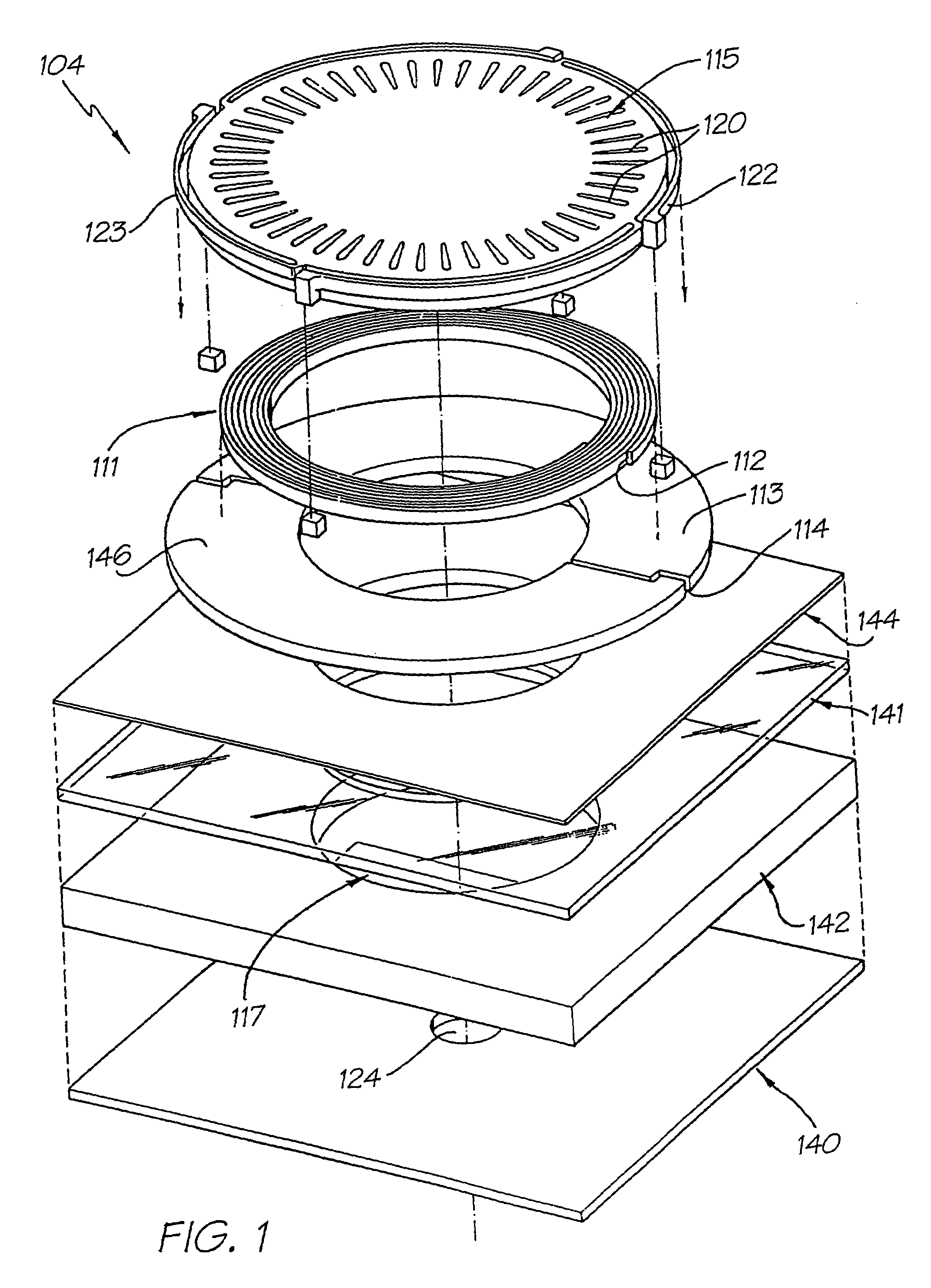Inkjet nozzle chamber holding two fluids