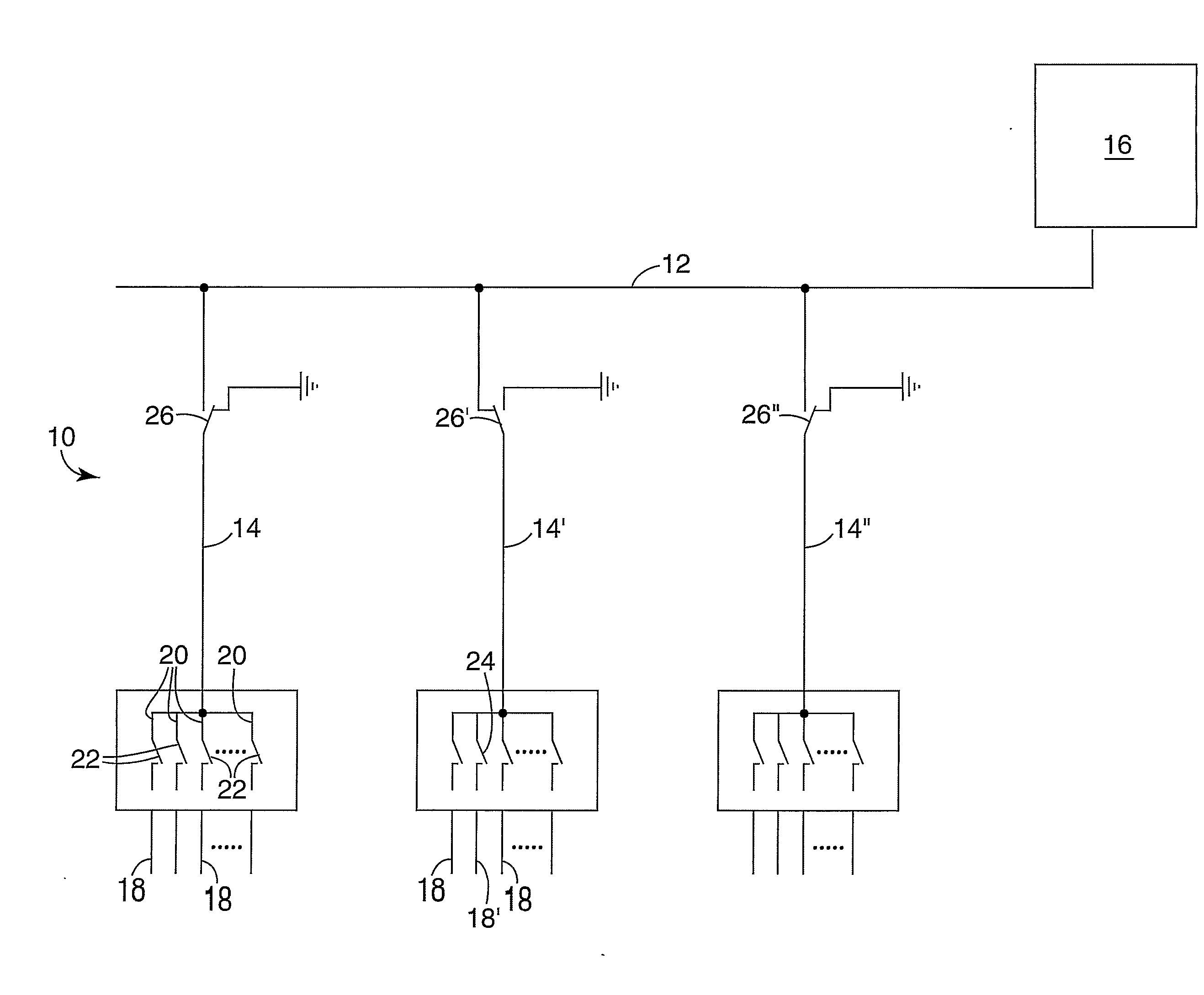 Circuit and Method for Providing Access to a Test and/or Monitoring System