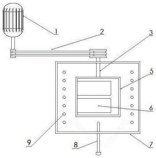 Vacuum melting device for non-oxide optical glass