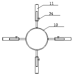 Plant root and soil separating and washing device