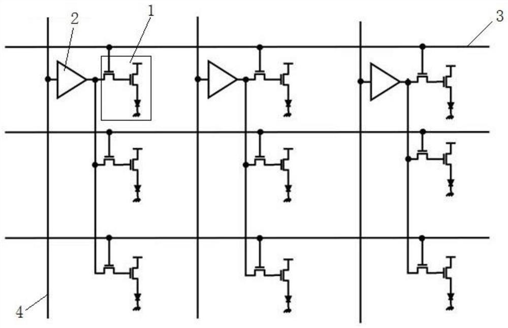 Pixel sharing-based PWM driving circuit and driving method