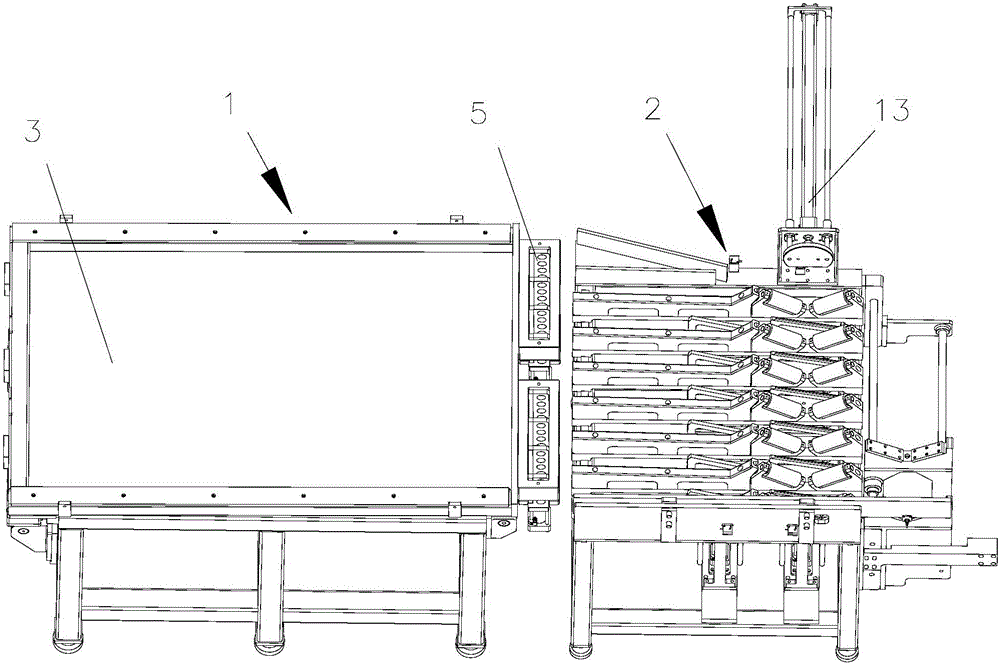 Feeding mechanism for fully automatic numerical control chamfering machine