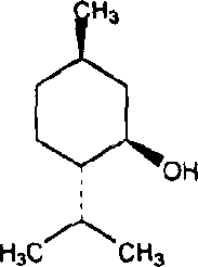 Menthol derivative containing fatty acid and preparation containing said derivative