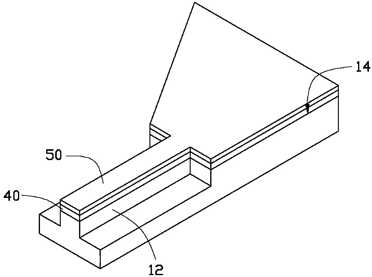 Manufacture method of ridge type Y-branch optical waveguide structure