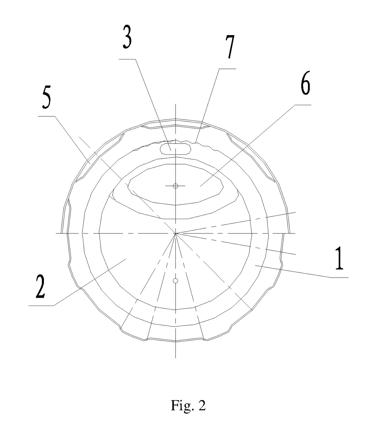 Method for preparing a pulp molded cup lid with buckles without overlapping curves on both surfaces