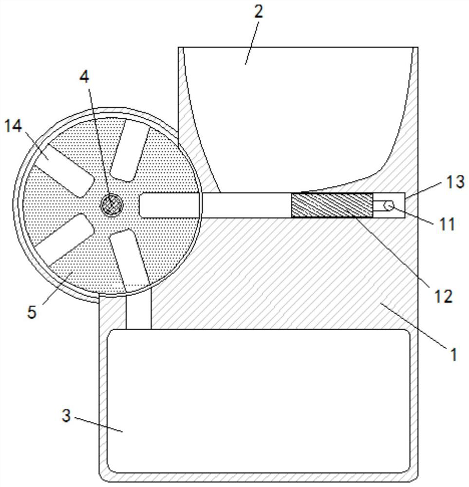 An energy-saving and high-efficiency shredding compression device for office use