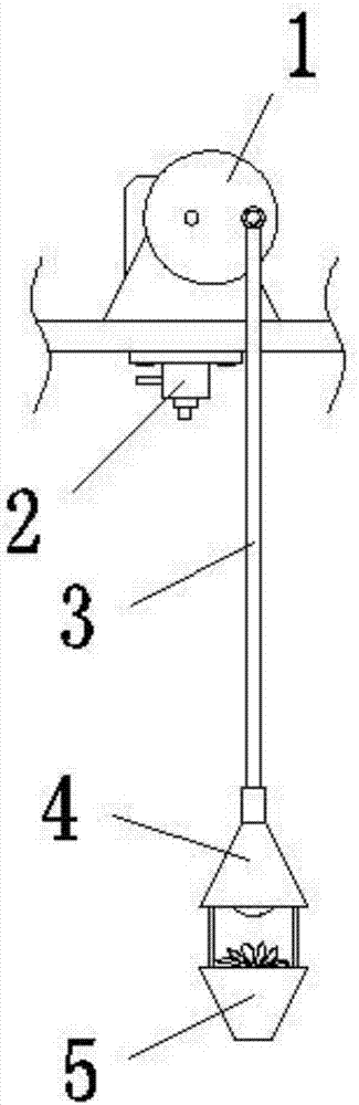 Atomizing potted structure