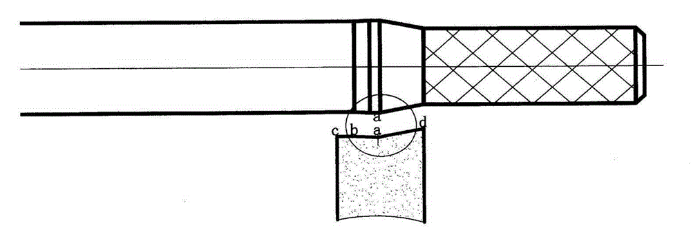 Processing method of hole extruded rod