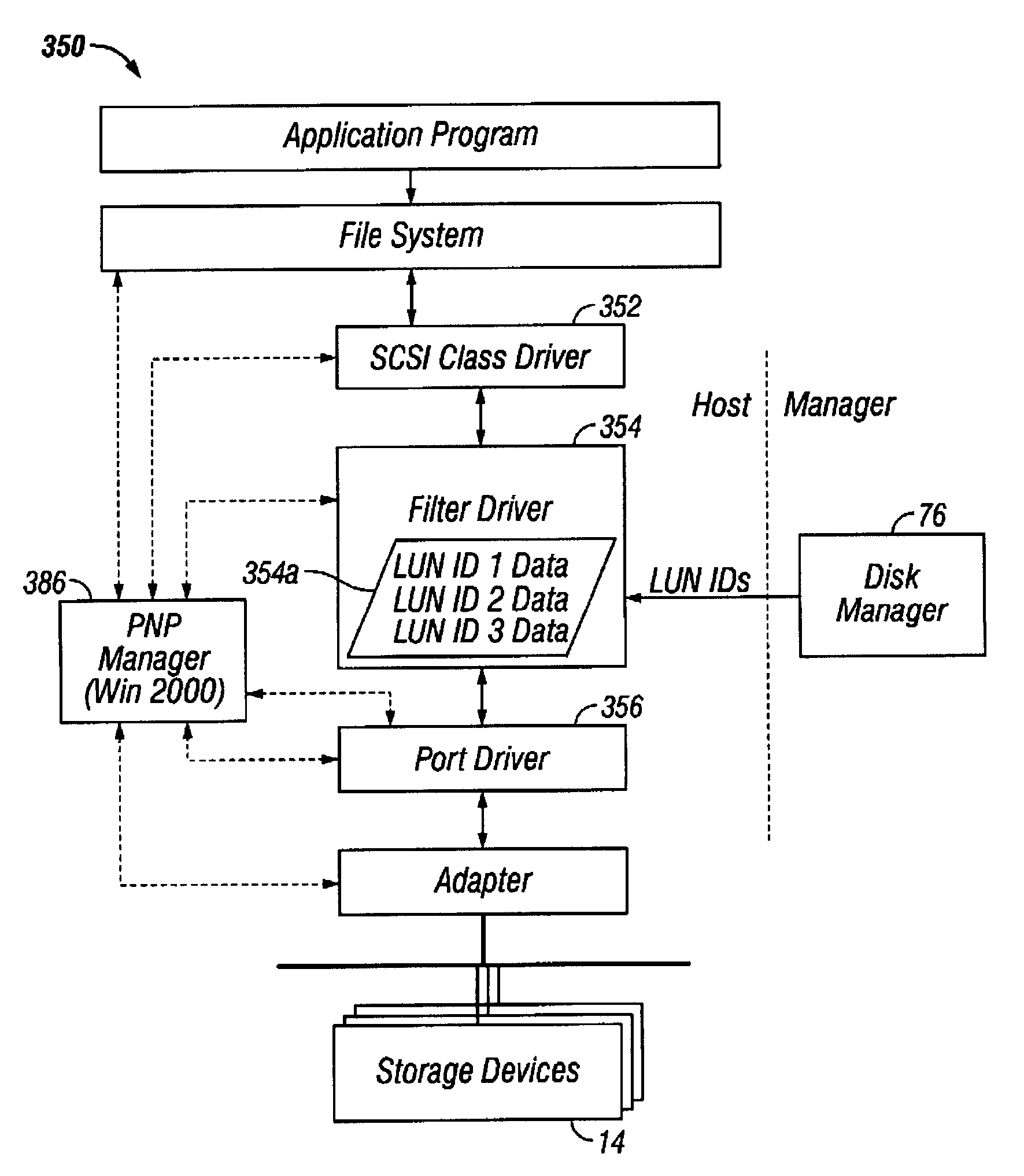 Storage area network methods and apparatus for storage device masking