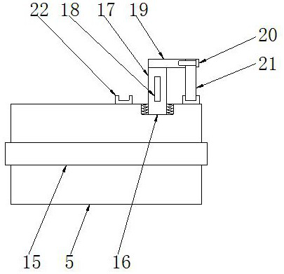 Air seat fixing device